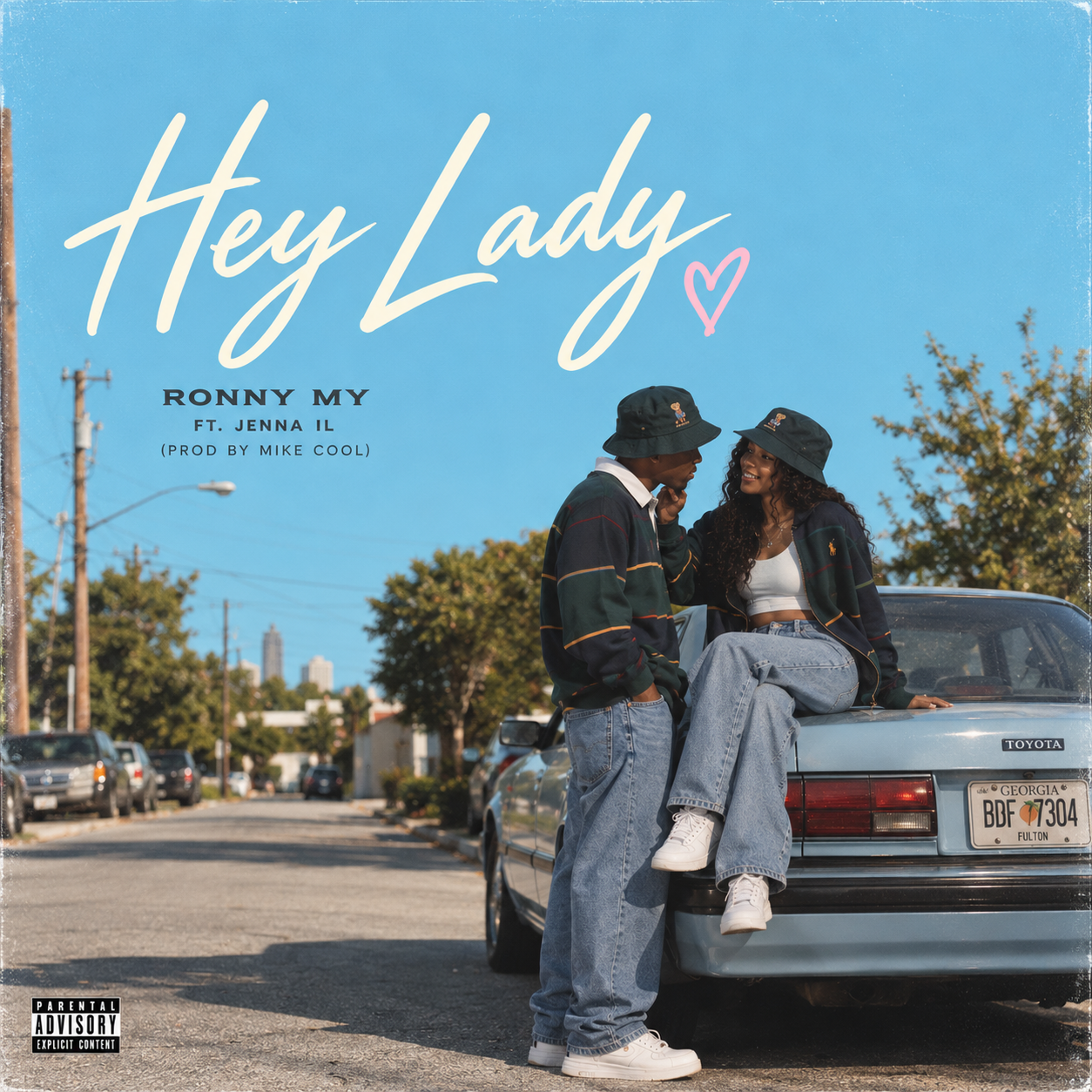Hey Lady — Ronny My ft. Jenna IL cover artwork